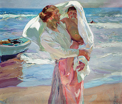 After Bathing Joaquin Sorolla